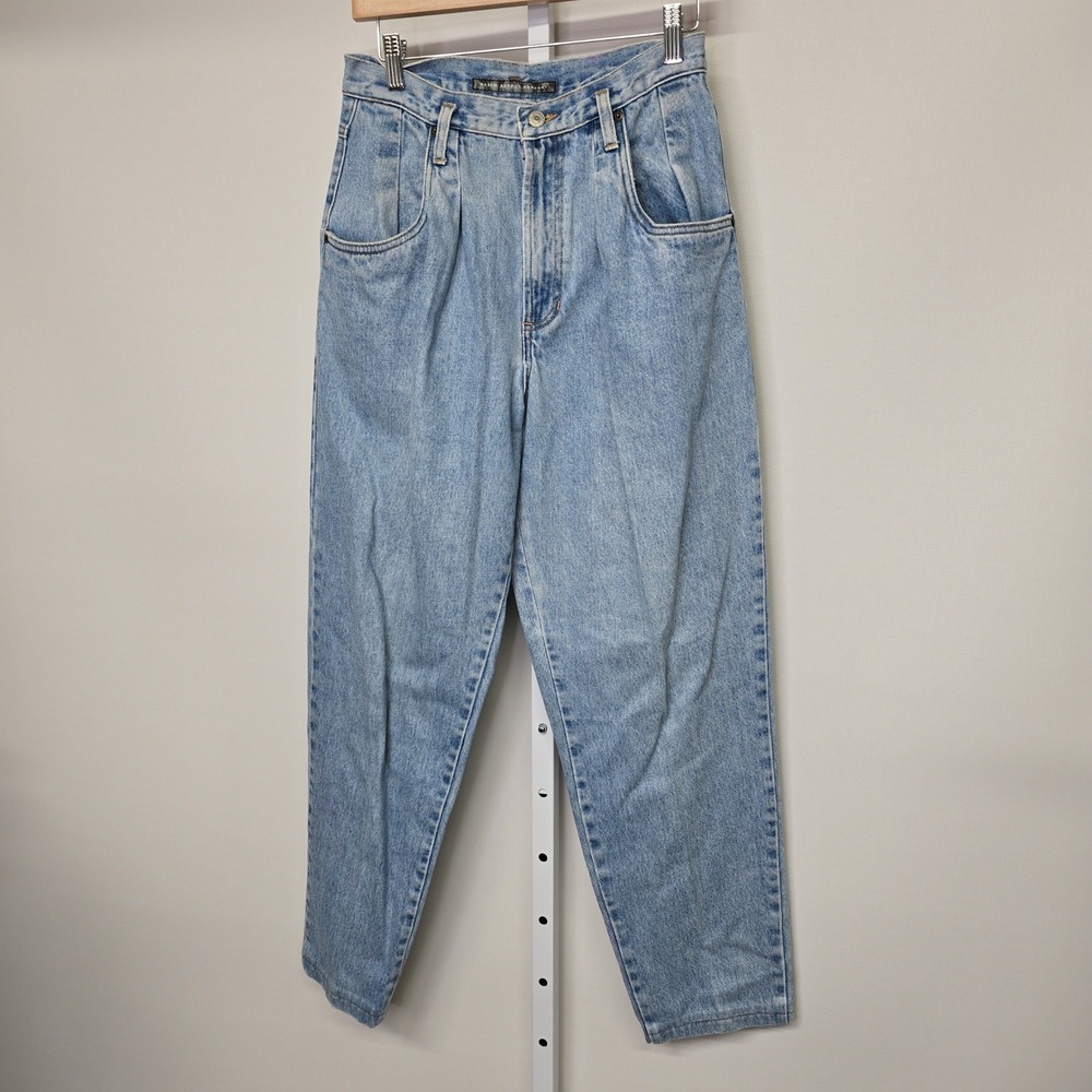 Denim Supply Company Women Blue High Waisted Tapered Mom Jeans Size 10